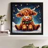 Новое поступление 5D DIY Полный круг Алмазная мозаика «Мультяшный теленок» Вышивка Крестиком Домашний Декор Подарок