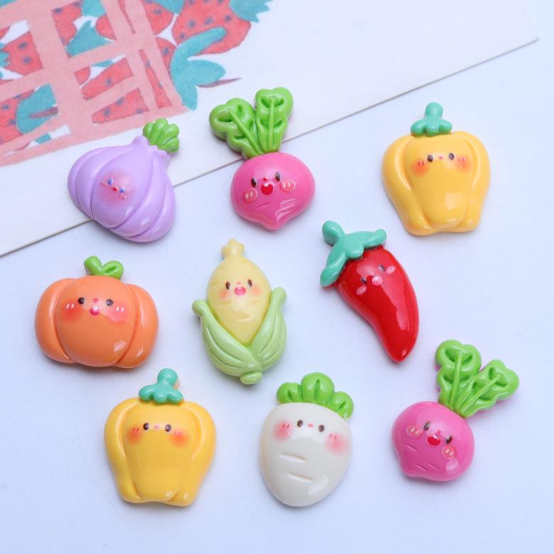 Handmade Glossy Cartoon Resin Accessories for DIY: Phone Cases, Hair Clips, Jewelry