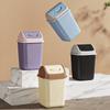 Lid Type Trash Can, Large-capacity Plastic Trash Can For Household Toilets, Living Rooms, Kitchens And Bedrooms.