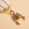 1 шт./пакет, модные ретро-модные популярные дамы в форме скорпиона, которые можно носить длинные ожерелья