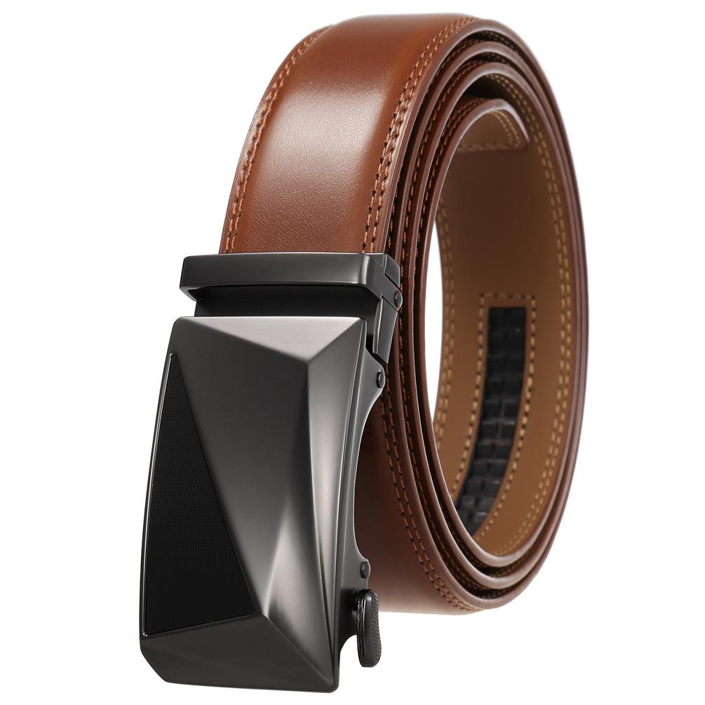 Ремень мужской, ремень с автоматической пряжкой, мужской ремень повседневный ремень Ly36-24983-1