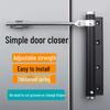 Stainless Steel Automatic Door Closer for Wooden Doors - Lightweight and Easy To Install