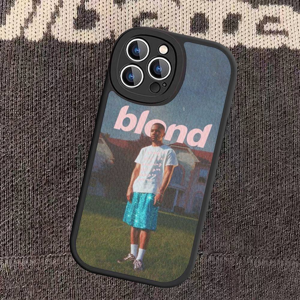 Чехол из натуральной кожи Frank Ocean Blond для iPhone 16 15 14 Pro Max Plus 13 12 11 Силиконовый чехол