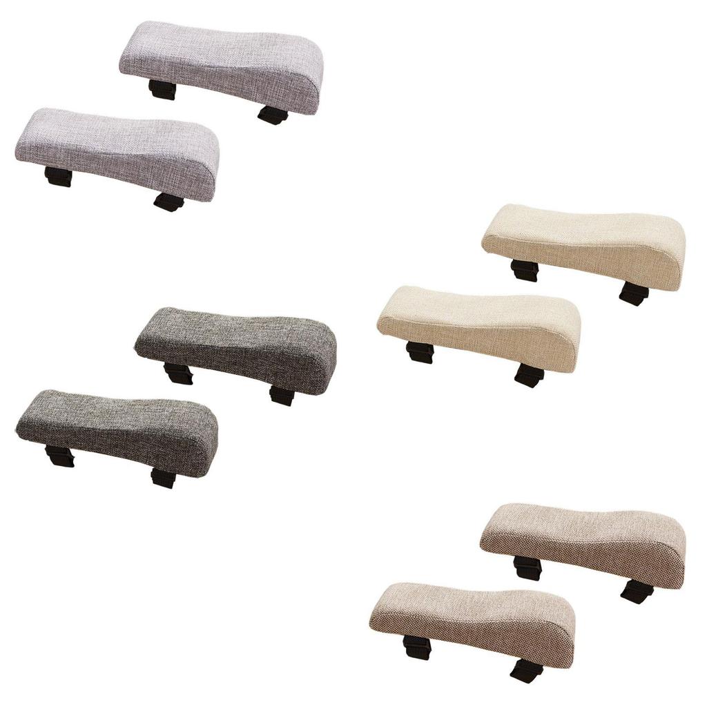 Office Chair Armrest Cushions, Soft Foam Cushions with Removable Covers, Ergonomic Suitable for