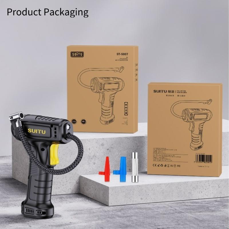 Новый 120 Вт ручной воздушный компрессор беспроводной/проводной надувной насос портативный воздушный насос для накачивания шин цифровой для автомобилей велосипедных мячей