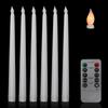 Taper Candle Lights Led Tall Candles Flameless Taper Candles With Remote Dinner Candles Warm For Wedding Valentine'S Day Party