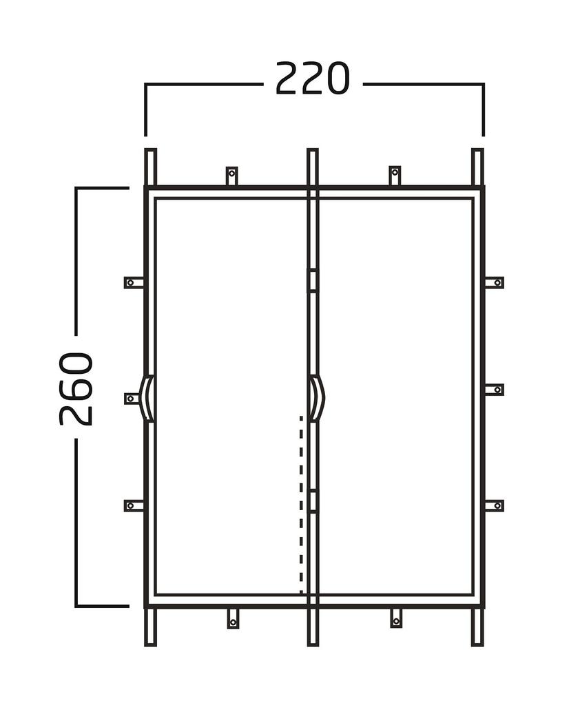 NORDISK Outdoor Camping Shelter VOSS TECH Dark Moss Japanese 127023 260 x 220cm [Genuine Product]