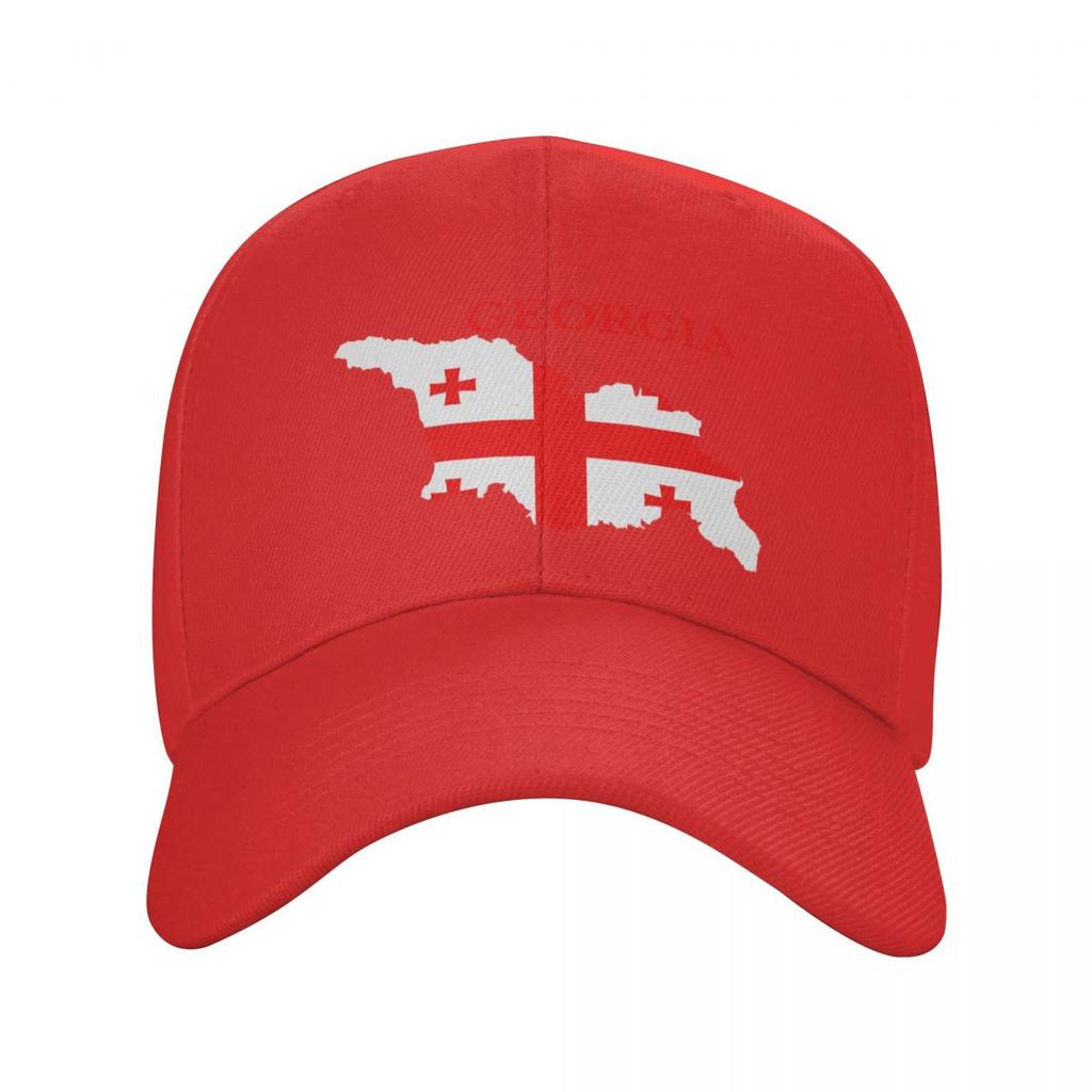 Бейсбольная кепка унисекс с изображением флага Грузии и картой, женская регулируемая шапка в стиле грузинского патриотического папы, весенние кепки