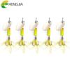 5pc HENGJIA 0.13oz Mini Fishing Spoon Bait Trout Bass Pike Metal Lures