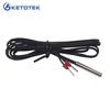 1m NTC 10K Temperature Sensor Probe -40-120C Cylinder-shaped 4*25mm Used In Temperature Controller