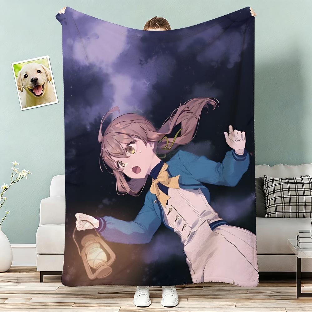 Silent Witch Throw Lightweight g Flannel Blanket Soft Skinfriendly for Summer Cooling