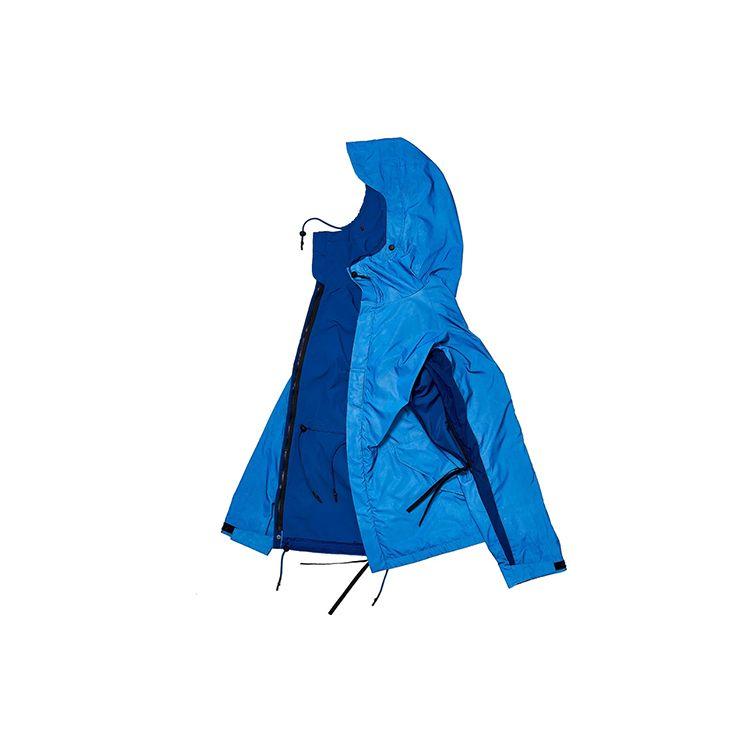 Palace FW19 Deflector Reflective Fabric Back Logo Hooded Jacket Unisex Jackets Blue PAL-FW19-018