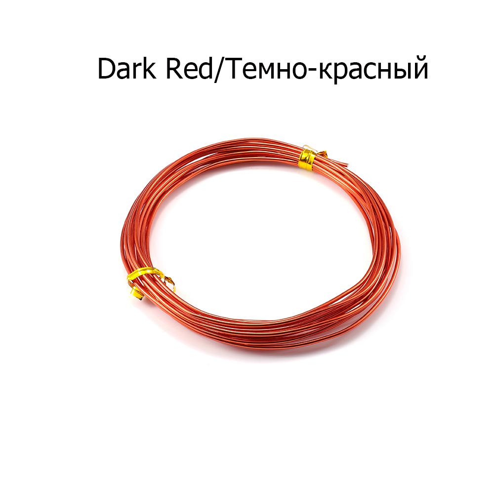 2-10 м/рулон, мягкая анадированная металлическая алюминиевая проволока, универсальная окрашенная проволока ручной работы для рукоделия, флористики для изготовления сережек «сделай сам», ювелирных изделий