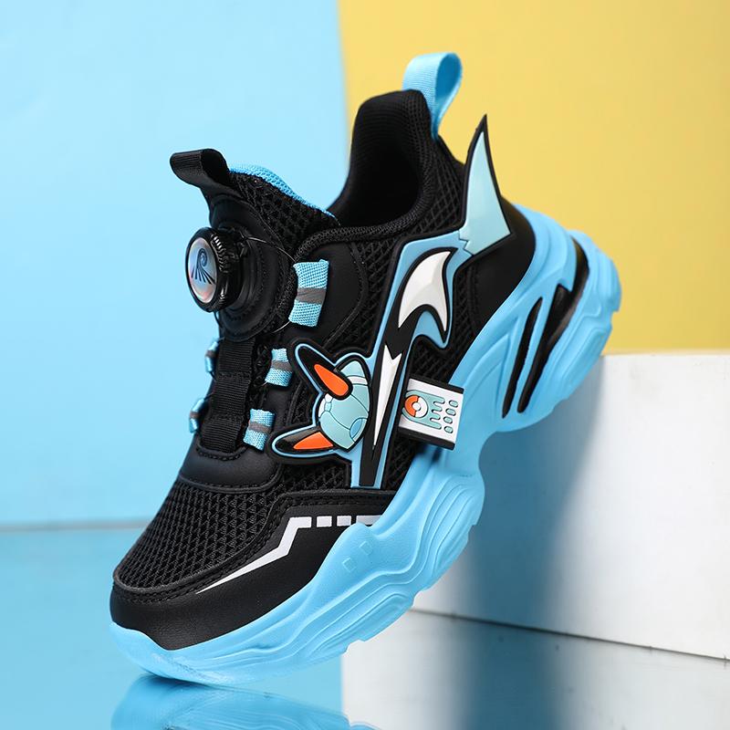 Детская мода Four Seasons Дышащая повседневная обувь для детей Бег Спорт Студенты Девочки Трендовые удобные кроссовки для спортзала