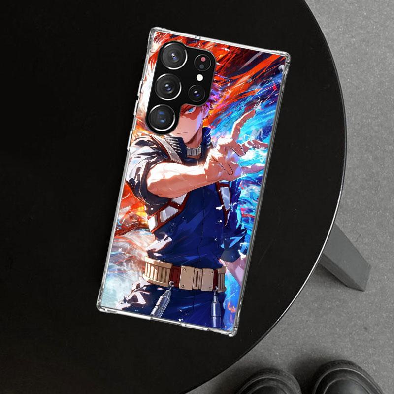Чехол для телефона Todoroki Shoto MHA My Hero для Samsung Galaxy S26 S25 Edge S24 S23 Ultra S22 Plus S21 FE S20 + Арт Индивидуальный F