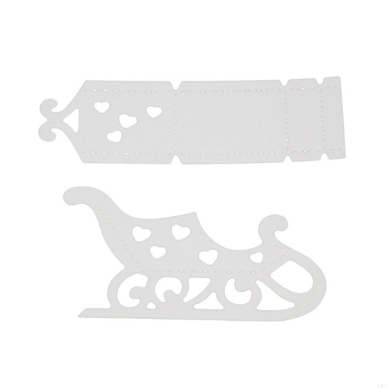 Christmas Sled Metal Cutting Dies Stencil DIY Scrapbooking Album Stamp Paper Car X3UC