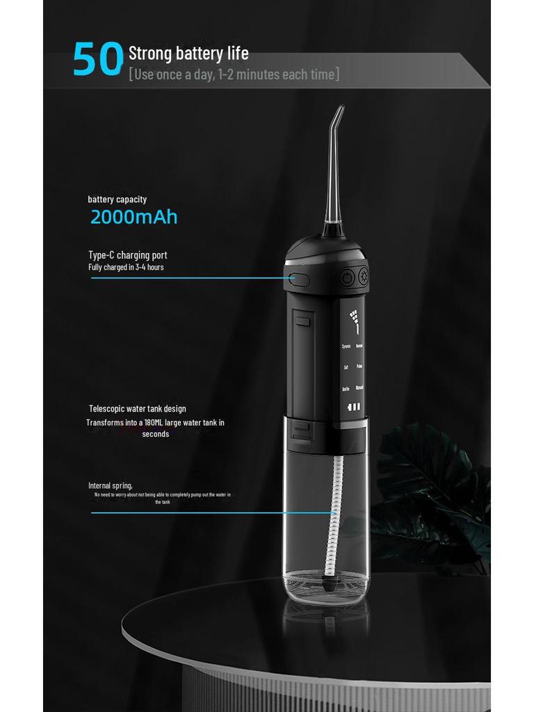 Портативный 6-скоростной ирригатор для чистки полости рта и отбеливания зубов, модель L13