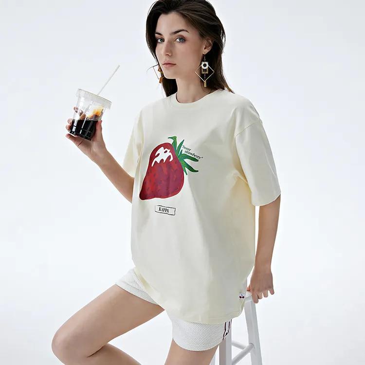 Kappa T-Shirts Unisex Crew Neck Moderate Straight Fit (Unisex) T-Shirts K0DX2TD43P