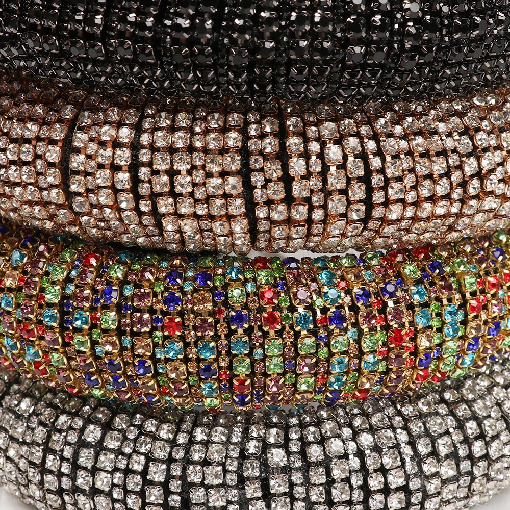 Headband Hair Hoop Luxury Full Crystal Wedding Headdress Rhinestone Pearl Haiband Baroque Tiara