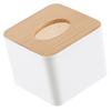 Paper Towel Dispenser Wood Tissue Box Cover Holder Countertops Bathroom Toilet Tissue Box Home Kitchen Paper Extraction