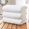 21-Strand Thickened Pure Cotton White Towel for Hotel, B&B, Bathing, Salon - Absorbent Face Towel