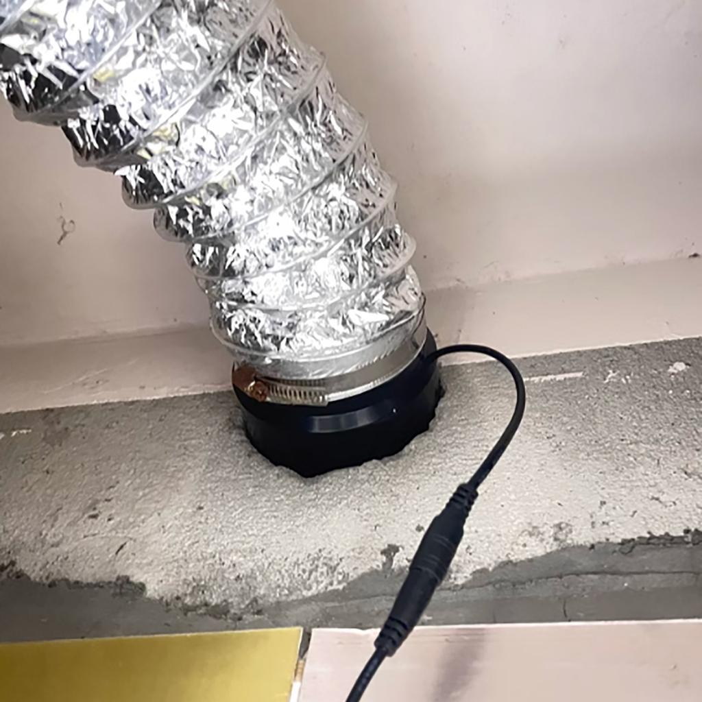 Universal Inline Blower Fan 97mm Quiet Exhaust Fan Ventilation Fan for Marine Boat and Motorhome DC12V Quiet Operation