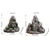 Resin Crafts Miniature Rockery Ornaments Simulation Mountain Stone Statue Fake Mountain  Dollhouse