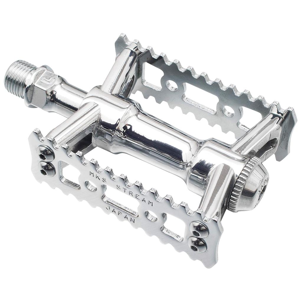 Педаль велосипедная Mikashima SYLVAN STREAM NEXT Stream Silver (МКС) (Сильван Далее)