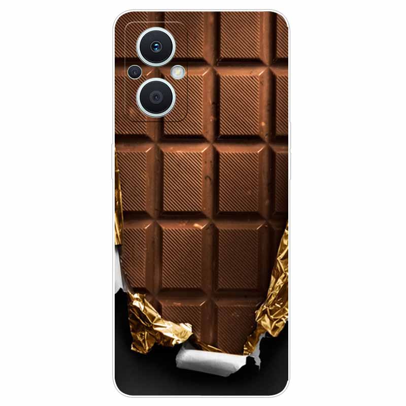 Мягкий чехол для Reno8 Lite Чехол с принтом ТПУ Силиконовый Прозрачный Funda Чехлы для OPPO Reno 8 Lite 5G Чехол Reno8Lite Тонкий Пейзаж Кошка