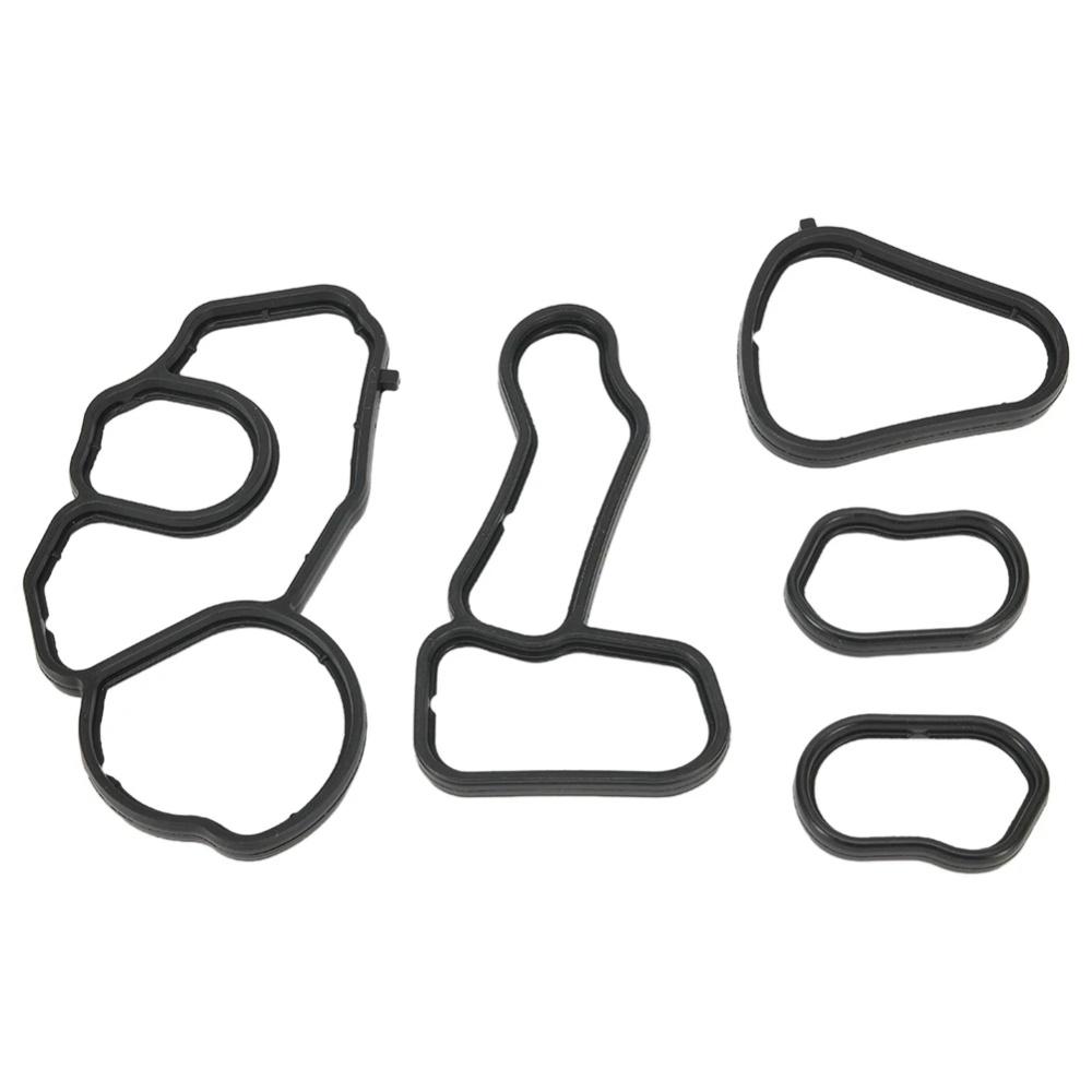 5Pcs Oil Cooler Gasket For BMW F20 F21 F30 F31 F35 F80 11427625485