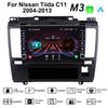 Мультимедийный видеоплеер на базе Android для Nissan Tiida C11 2004-2013 с кнопочной ручкой Carplay WiFi BT 2 Din 2 + 32 ГБ