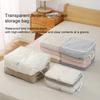 1Pc Multifunctional Transparent Large Capacity Travel Quilt Bag Portable Waterproof Storage Bag Hand Luggage Bag
