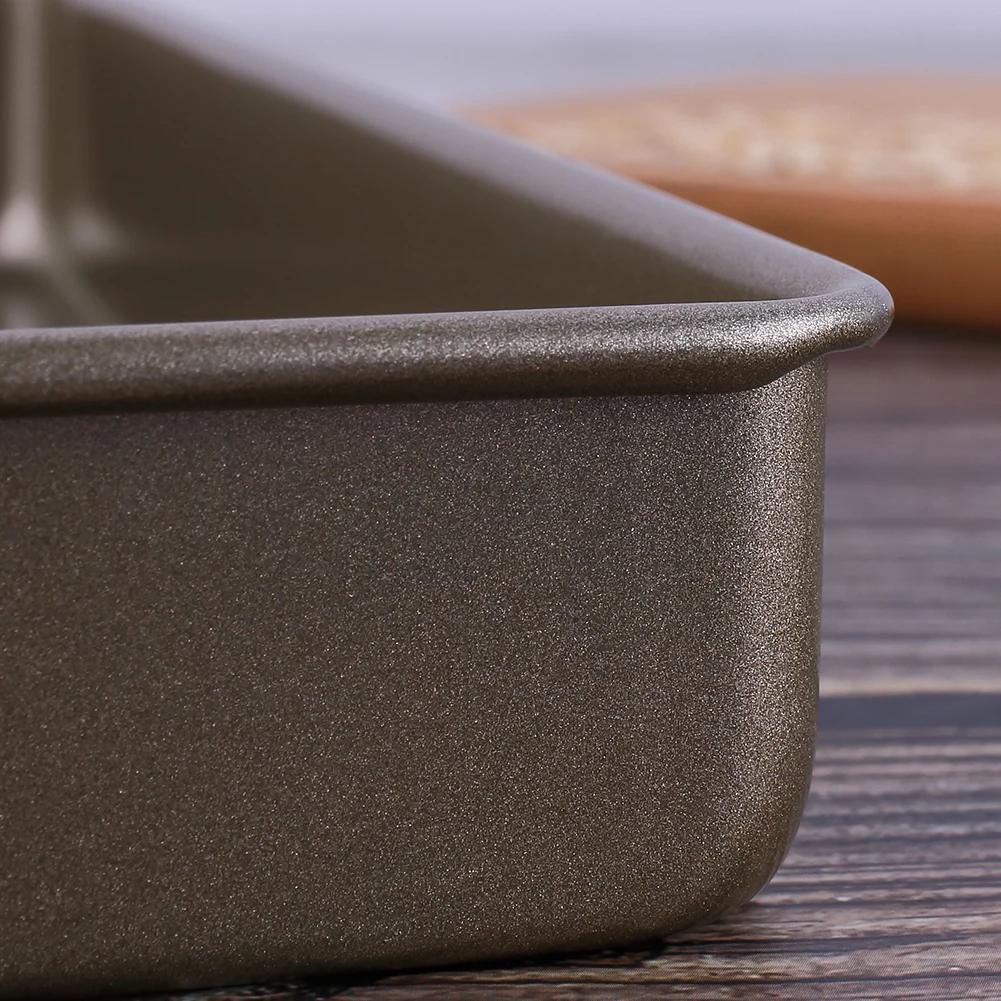 Антипригарный 11-дюймовый квадратный противень для выпечки тортов из углеродистой стали, форма для пирогов, пиццы, хлеба, торта, инструменты для выпечки