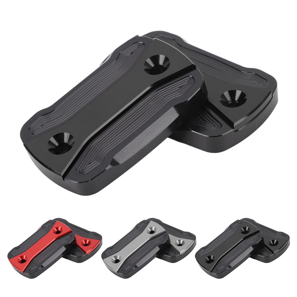 Pair of Motorcycle Brake Fluid Reservoir Cap Aluminium Alloy for XMAX 300 125 250 2017-2023