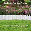10 Pcs Garden Landscape Edging Panels No Digging Fence Border Connectable