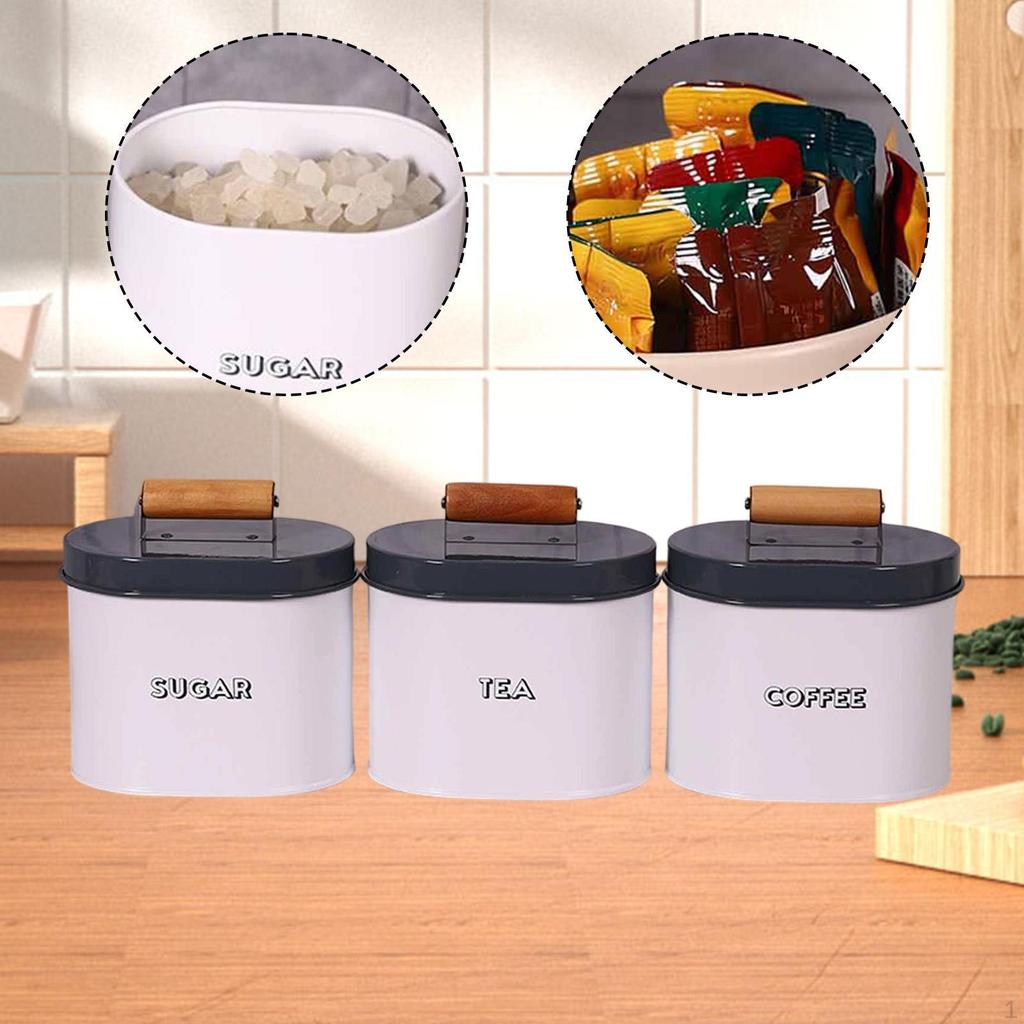 3 шт. контейнера для хранения продуктов, металлические банки, органайзеры для бутылок, кухонные контейнеры для дома
