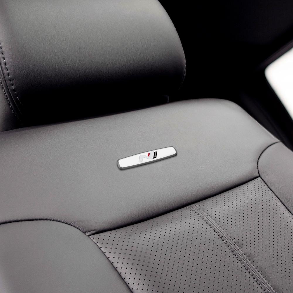 Эмблема стульев для NLINE, наклейка с логотипом, 2 шт., наклейка на автомобильное сиденье Hyundai для Tucson Sonata I40 I30 I20 I10 IX35 IX25