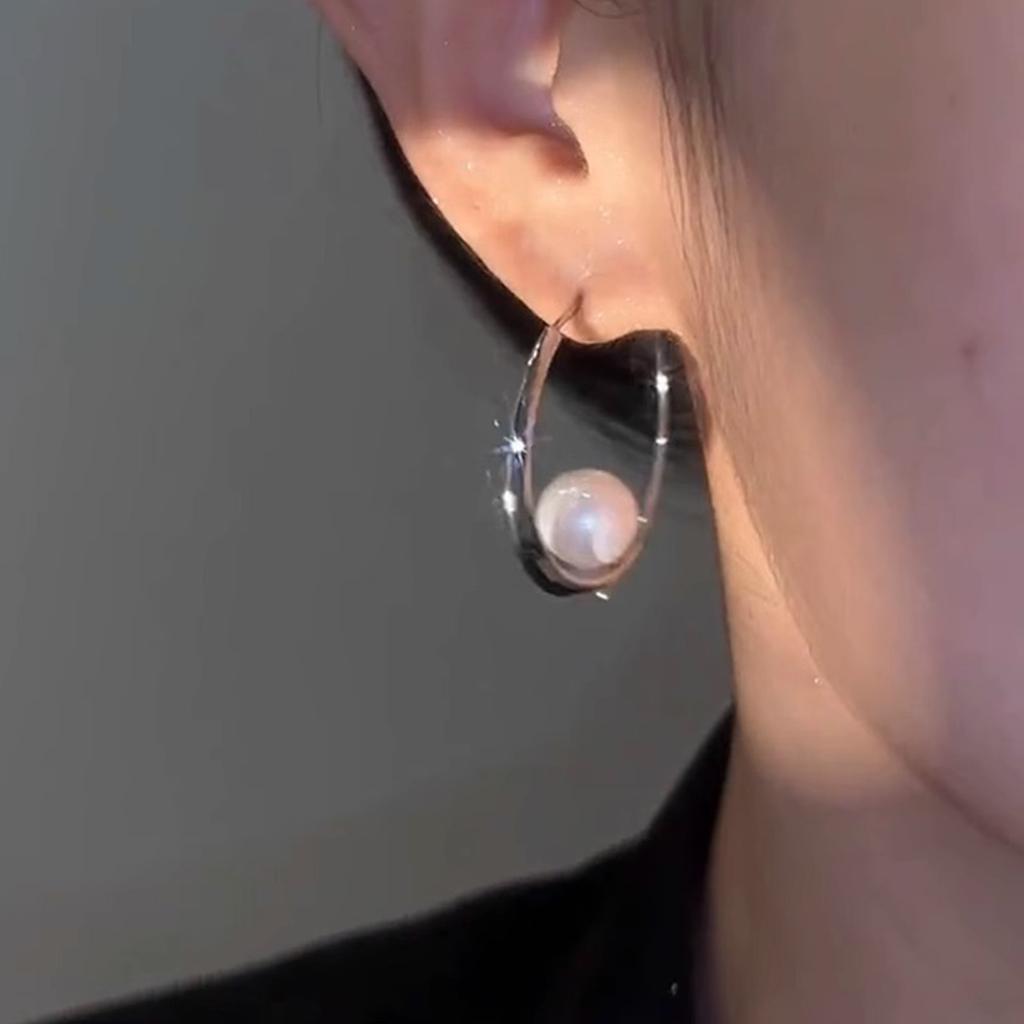 Серьги Needle Swan с темпераментом, серьги с камнями кошачий глаз, популярные в Интернете серьги, модные серьги