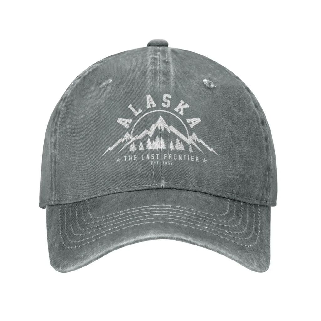 Бейсболка Alaska Est 1959 Mountains для женщин и мужчин, шляпа для папы, ковбойская шляпа для гольфа, шляпа дальнобойщика, рыболовная шляпа