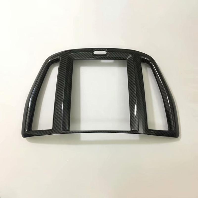 ABS углеродное волокно, автонавигационная панель, декоративная крышка, наклейка, Стайлинг автомобиля для Volvo XC60 2018 
