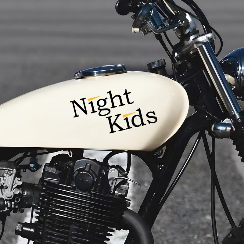 Night Kids Car Decal Sticker Initial D Vinyl JDM Wangan Motorcycle Sticker Decoration Customization