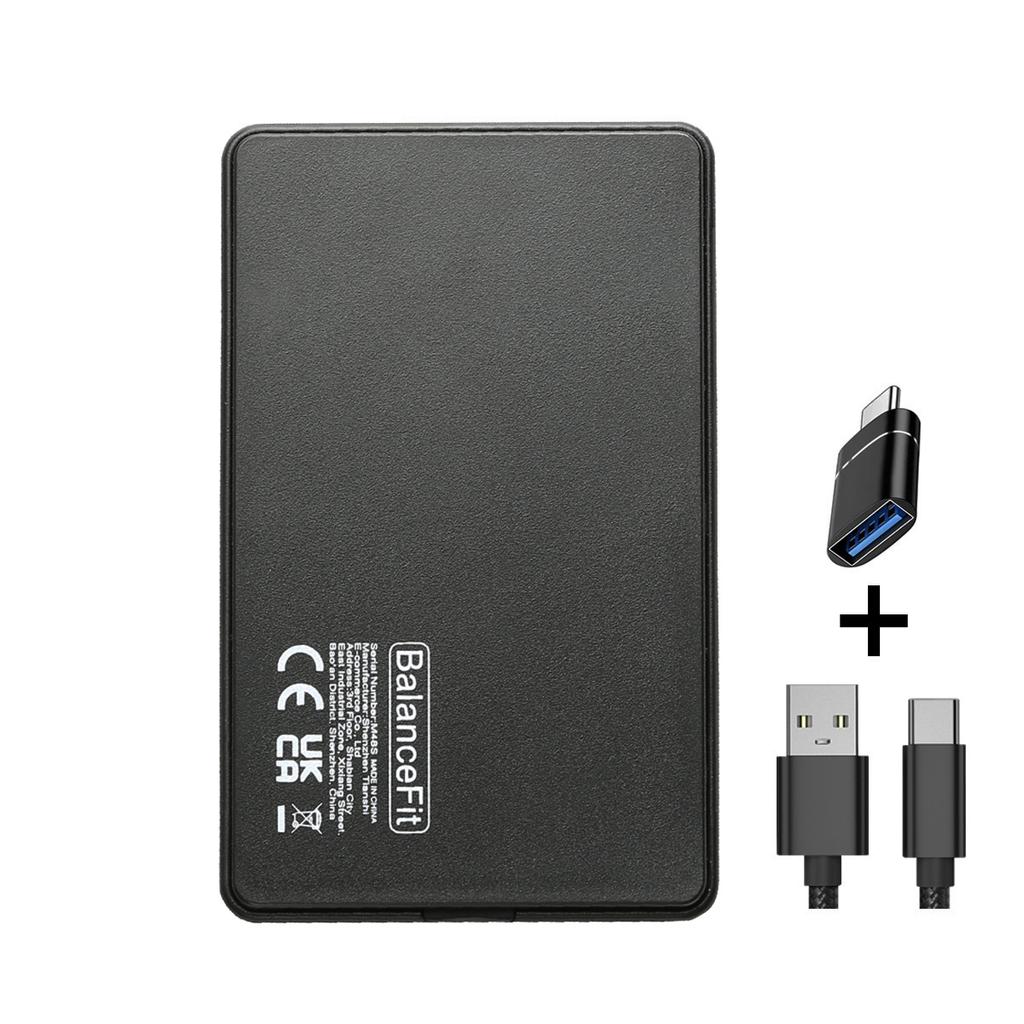 Xiaomi USB 3.0/Type C Корпус для HDD 2,5 дюйма SATA SSD Внешний корпус для жесткого диска со скоростью передачи 5 Гбит/с Прозрачный бокс для жесткого диска Без инструментов