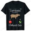 Футболки Capybara Is Calling для женщин, забавные футболки с капибарой, грызуном, животным, для любителей юмора, летняя одежда с коротким рукавом