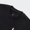 Adidas Толстовка Messi Crew с принтом в виде буквы, мужская толстовка, черная JC6120
