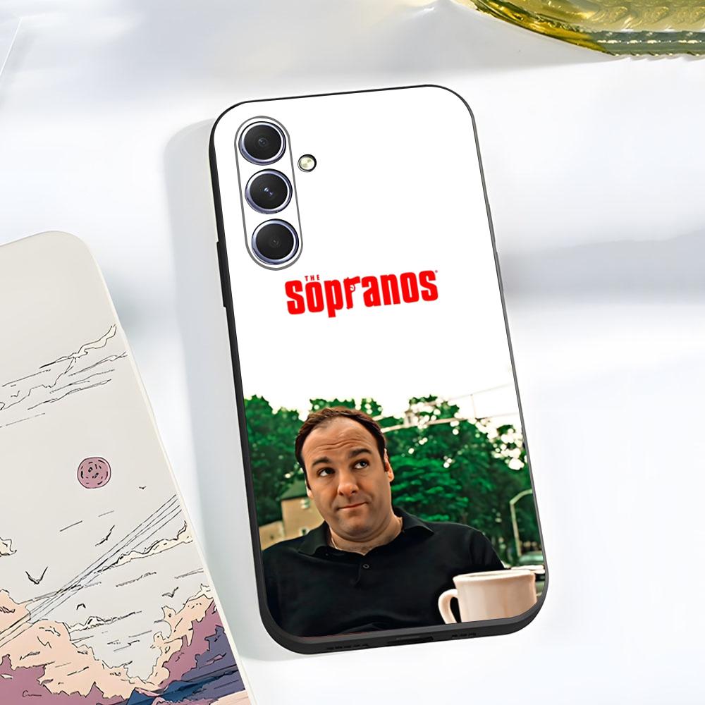 Чехол для телефона T-The S-Sopranos для Samsung A56 A36 A26 A16 A15 A25 A35 A55 A14 A34 A24 A54 Черный Мягкий