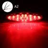 Rodley Michet Motorcycle Tail Light, 15 LED Tail Light, Motorcycle Brake Lamp, Bike