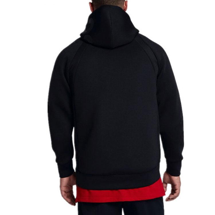 Jordan Однотонная мужская куртка на молнии с капюшоном, верхняя одежда, черный 883984-010