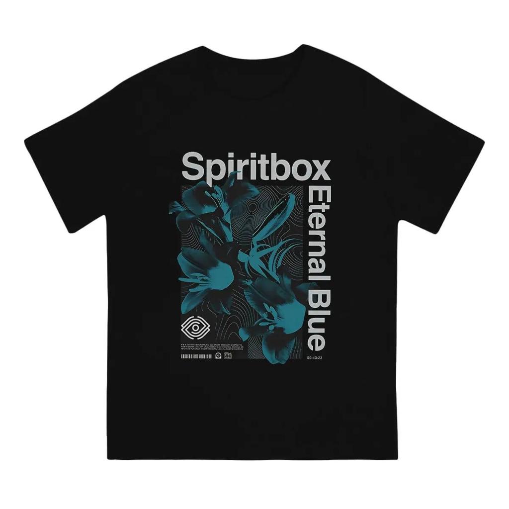 2024new Летняя Футболка с Логотипом для Мужчин Spiritbox Новинка Футболки Короткий Рукав Круглый Вырез Футболка 100% Хлопок Идея для Подарка Топы Мода