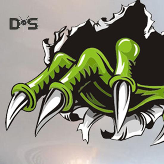 Призрачный коготь автомобильная наклейка устойчивая к атмосферным воздействиям самоклеящаяся авто внедорожник окно автомобиля кузов бампер украшение от царапин демон ручная отделка наклейка автомобиль