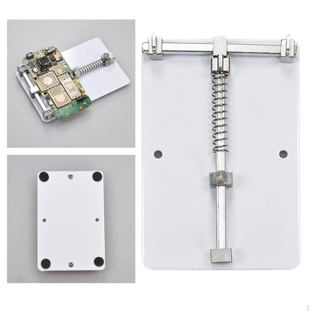 PCB Motherboard Holder Phone Repair, 12x8cm, Jig for IC Grooves Soldering Stable Circuit